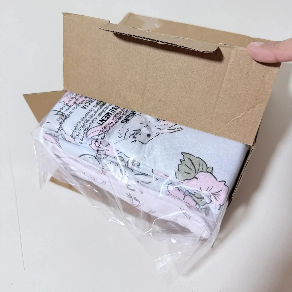 Baby Crib Sheets 2 Pack Fitted Standard Crib Rabbit and Floral Pink